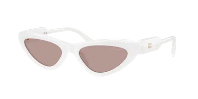 Miu Miu Full-rim Sunglasses In Brown