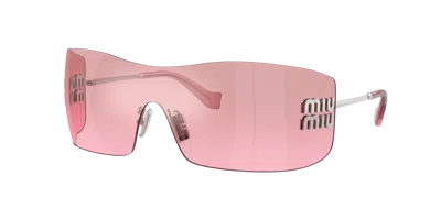 Miu Miu Woman Sunglass Mu B53s In Pink
