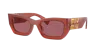Miu Miu Mu Rectangle Sunglasses, 53mm In Dark Violet