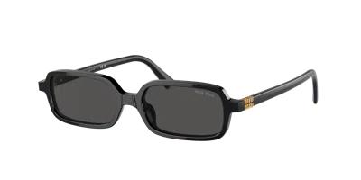 Miu Miu Woman Sunglass Mu 11zs In Dark Grey