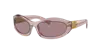 Miu Miu Sonnenbrille Mit Geometrischem Gestell In Light Purple Brown
