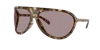 Miu Miu Woman Sunglass Mu A01s In Light Purple Brown