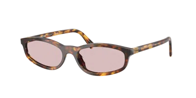 Miu Miu Woman Sunglasses Mu A06sf In Pink