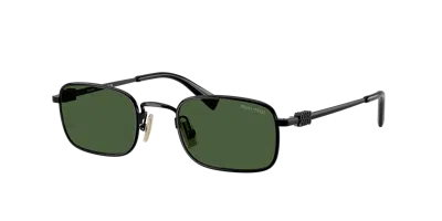 Miu Miu Woman Sunglasses Mu A53s In Green