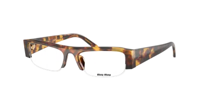 Miu Miu Woman Sunglasses Mu B07sf In Brown