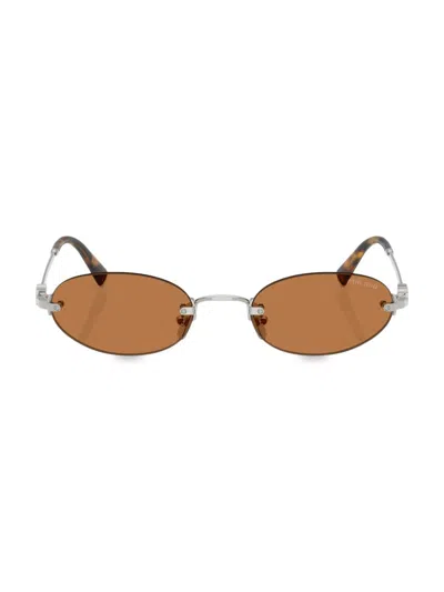 Miu Miu Women's 51mm Oval Sunglasses In Pattern
