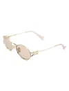 Miu Miu Women's 54mm Metal Round Sunglasses