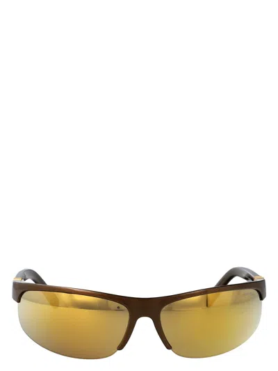 Miu Miu Acetate Sunglasses In Brown