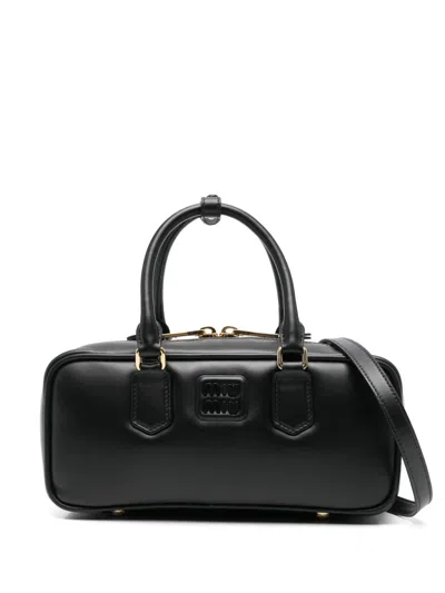 Miu Miu Women Arcadie Large Leather Handbag In Multi