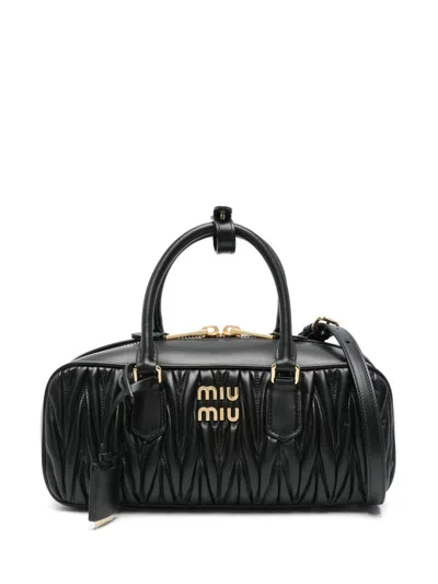 Miu Miu Women Arcadie Leather Handbag