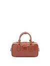 Miu Miu Women Arcadie Leather Bag In Brown