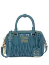 Miu Miu Women Arcadie Leather Mini Bag In Multicolor