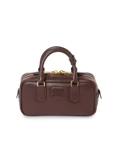 Miu Miu Arcadie Tote Bag In 褐色