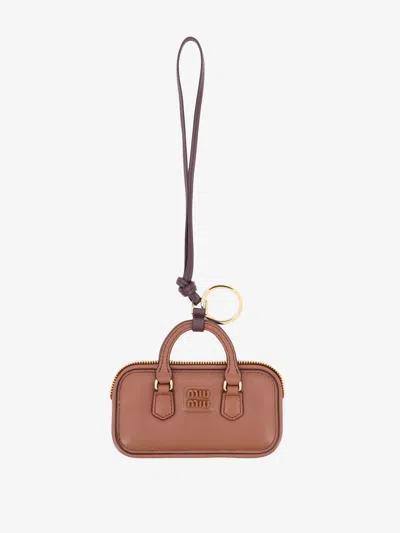 Miu Miu Women Arcadie Leather Trick For Bags