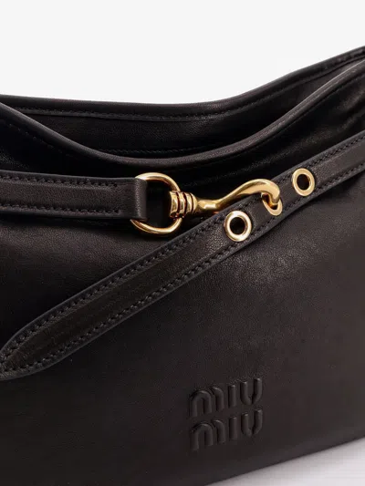 Miu Miu Women Aventure Leather Shoulder Bag