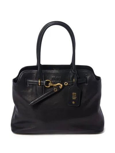 Miu Miu Women Aventure Medium Leather Handbag