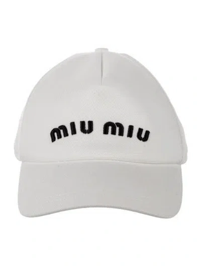 Pre-owned Miu Miu Women's Baseball Cap In Multi