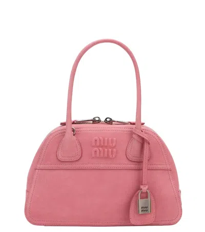Miu Miu Women Begonia Pink Vivant Small Satchel