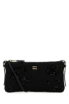 Miu Miu Women Leather Mini Bag In Black