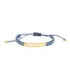 Miu Miu Adjustable Cord Bracelet Gold Tone Accents In Multi
