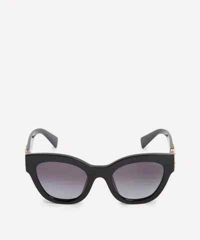 Miu Miu Women's Butterfly Black Acetate Sunglasses