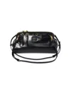 Miu Miu Caprice Shiny Leather Clutch In Black