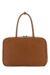 Miu Miu Beau Large Bag In Cognac Colour Leather In Brown