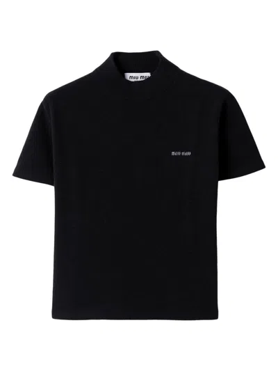 Miu Miu Women's Cashmere Sweater In Black