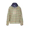 Miu Miu Women Check Motif Jacket In Green