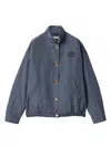 Miu Miu Nylon Blend Jacket Check Pattern Hem In Multi