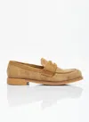 Miu Miu Women Corduroy Loafers In Brown