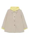 Miu Miu Women Cotton Blouson Jacket In Multi