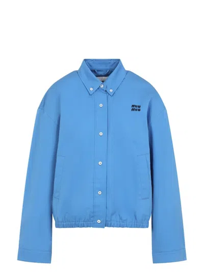 MIU MIU WOMEN'S COTTON JACKET