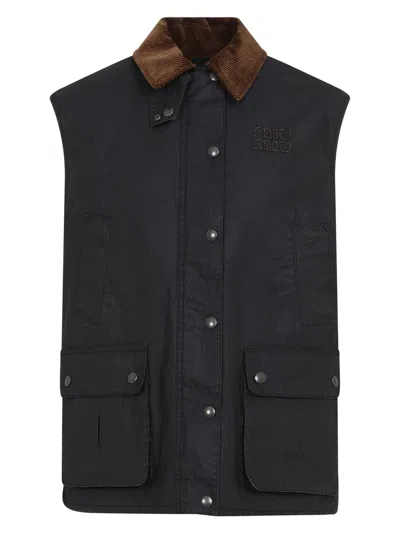 MIU MIU WOMEN'S COTTON JACKET