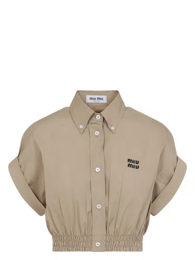 MIU MIU WOMEN'S COTTON SHIRT