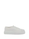 Miu Miu Round Toe Low-top Casual Shoes In White