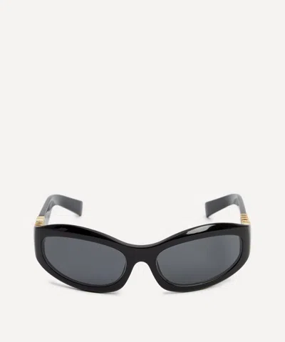 Miu Miu Women's Curved Oval Sunglasses