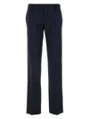 Miu Miu Gabardine Trousers With Front Crease And Pockets
