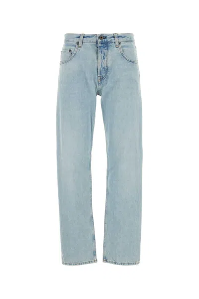 Miu Miu Women Denim Jeans In Blue