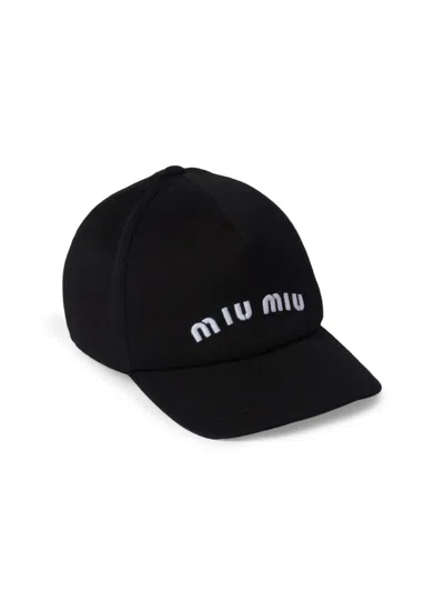 Miu Miu Women's Drill Baseball Cap In Pink