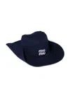 Miu Miu Drill Hat In Black