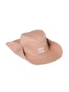 Miu Miu Drill Hat In Brown