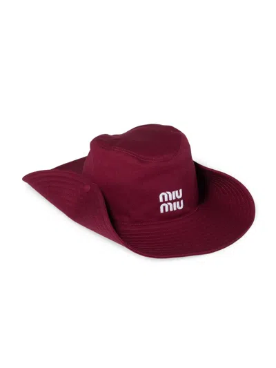 MIU MIU WOMEN'S DRILL HAT
