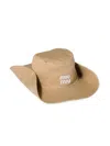Miu Miu Drill Hat In Brown