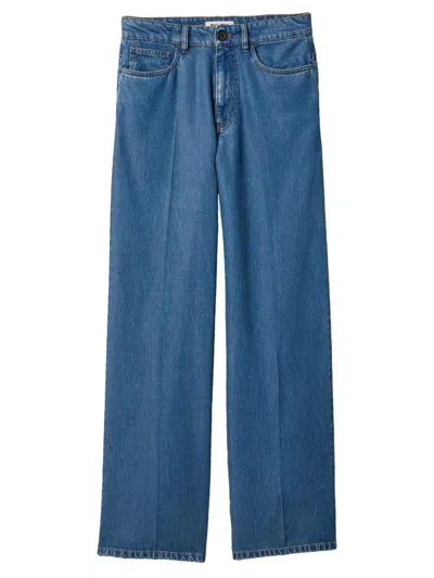 Miu Miu Women's Five-pocket Denim Jeans In Blue