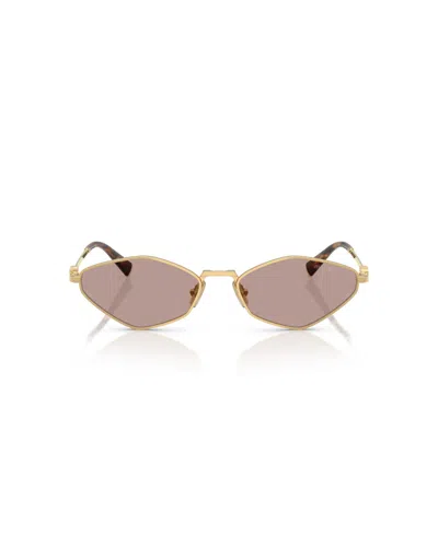 Miu Miu Sleek 56zs Mini Eyewear For Women In Neutral
