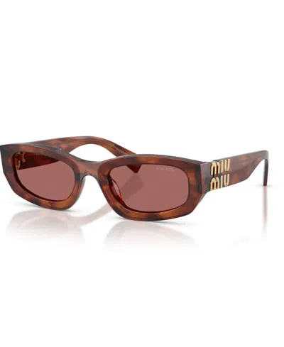 Miu Miu Women's Geometric Sunglasses, Mu B04s