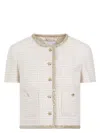 Miu Miu Check-pattern Tweed Jacket