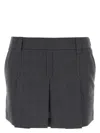 Miu Miu Glencheck Mini Skirt