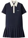 Miu Miu Women Kid Mohair Short Dress In Multicolor
